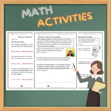 Math Marvels: Engaging Activities for Grades 1-5 Explorers