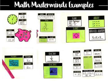 2nd Grade Math Warm Up | Math Bulletin Board by The Sprinkle Topped Teacher