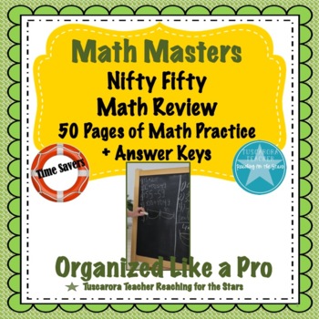 Preview of Math Masters Nifty Fifty Math Review