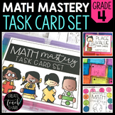 Math Mastery Task Cards - 4th Grade | Math Activities