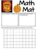 Math Mat Review Activity: Halloween Fruit Snacks FREE