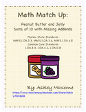 Math Match Up: Peanut Butter & Jelly Sums of 10 with Missi
