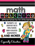 Math Matching 1-20 (Independent stations)