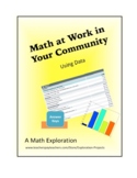 Math- Math at Work in Your Community: Using Data