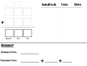 Preview of Math Mats- Adding/Subtracting with regrouping