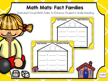 Preview of Math Mats: Fact Families
