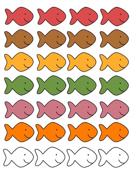 Math Mats: Goldfish by Education that is Special | TPT