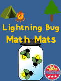 Math Mats:  Lightning Bugs   ***Preschool Math Activity****