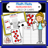 Math Mats - Multiplication Facts with PLAYING CARDS