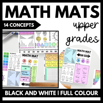 Preview of Math Mats: Upper Grades