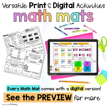 summer math review worksheets for first grade by proud to be primary