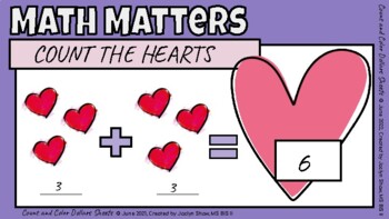Preview of Math Matters - Count the Hearts