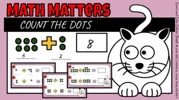 Preview of Math Matters (SIMPLE ADDITION) Worksheets - Count the Dots