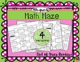Math Maze - 4th Grade Summer / End of Year Review