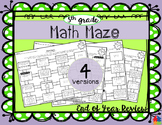 Math Maze - 5th Grade Summer / End of Year Review