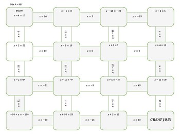 math maze addition subtraction by kaylee nelson tpt