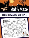 Math Maze - Least Common Multiple - Spooky Cats, Great pra