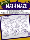 Math Maze - "Spooky Cats" - Multiplying & Dividing Positiv