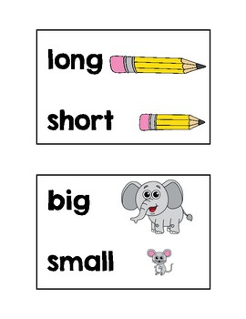 Preview of Math Measurement Vocabulary Cards