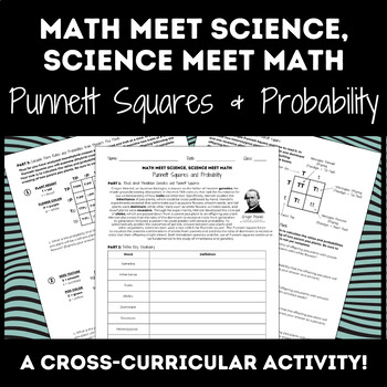 Preview of Math Meet Science Punnett Squares and Probability