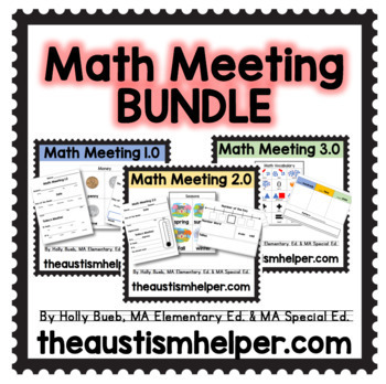 Preview of Math Meeting BUNDLE