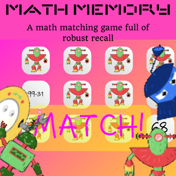 Preview of Math Memory: Adding and Subtracting Within 100