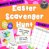 Math Mentals Easter Scavenger Hunt Grade 1