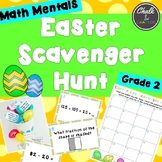 Math Mentals Easter Scavenger Hunt Grade 2