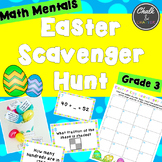 Math Mentals Easter Scavenger Hunt Grade 3