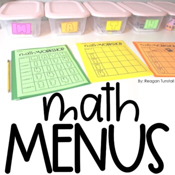 Preview of Math Menus