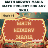 Math Midway Mania Games Project (Review any math concept)