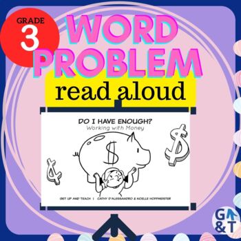 Preview of Math Mindset Word Problem Read Aloud Gr. 3: Do I Have Enough?