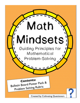 Preview of Math Mindsets: Problem-Solving Principles (Posters and Rubric Pack)