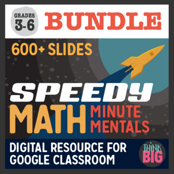 Preview of Math Minute Mentals BUNDLE! Addition, Subtraction, Multiplication & Division