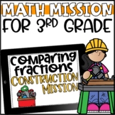 Math Mission: Comparing Fractions Escape Room for 3rd Grade