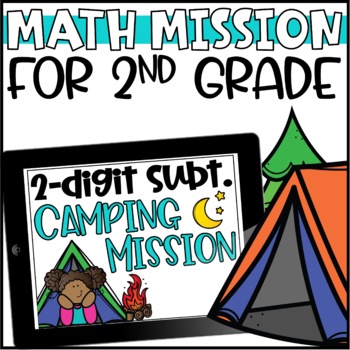 Preview of Math Mission: Double Digit Subtraction Escape Room