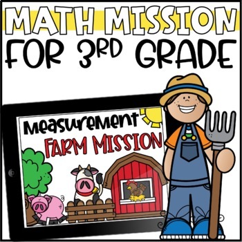 Preview of Math Mission: Measurement Escape Room for 3rd Grade