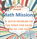 Math Missions - An Entire Year of 4th Grade Problem of the