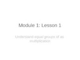 Math - Module 1 - Grade 3 - All lessons