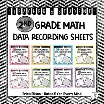 Preview of Math Modules 1-8 Data Trackers for Teachers and Students