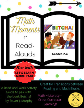 Preview of Math Moments in Read Alouds (Betcha!)