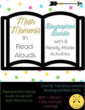 Preview of Math Moments in Read Alouds Biographies Bundle