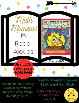 Preview of Math Moments in Read Alouds (The Greedy Triangle)