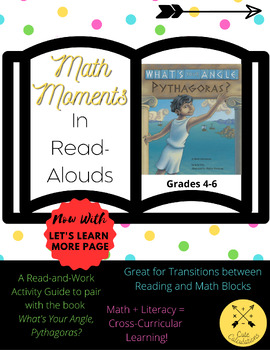 Preview of Math Moments in Read Alouds (What's Your Angle, Pythagoras?)