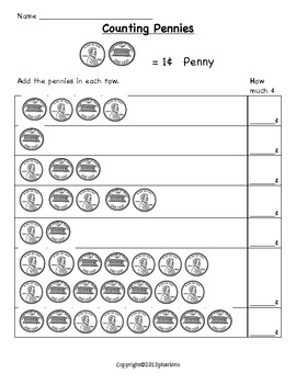 Math Money Practice by Patricia Harkins | Teachers Pay Teachers