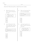Math Money (counting change) pre-post assessment pages-ITBS style