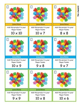 Mathemon Advanced - Multiplication Fact Fluency Card Game (Like Pokemon)