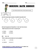 Math Morning Missions - 20 sheets (100 total questions) fo