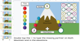 Math Mountain Fact Families to 10 For Google Classroom