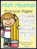 Math Mountain - Print and Go Practice Pages - Digital